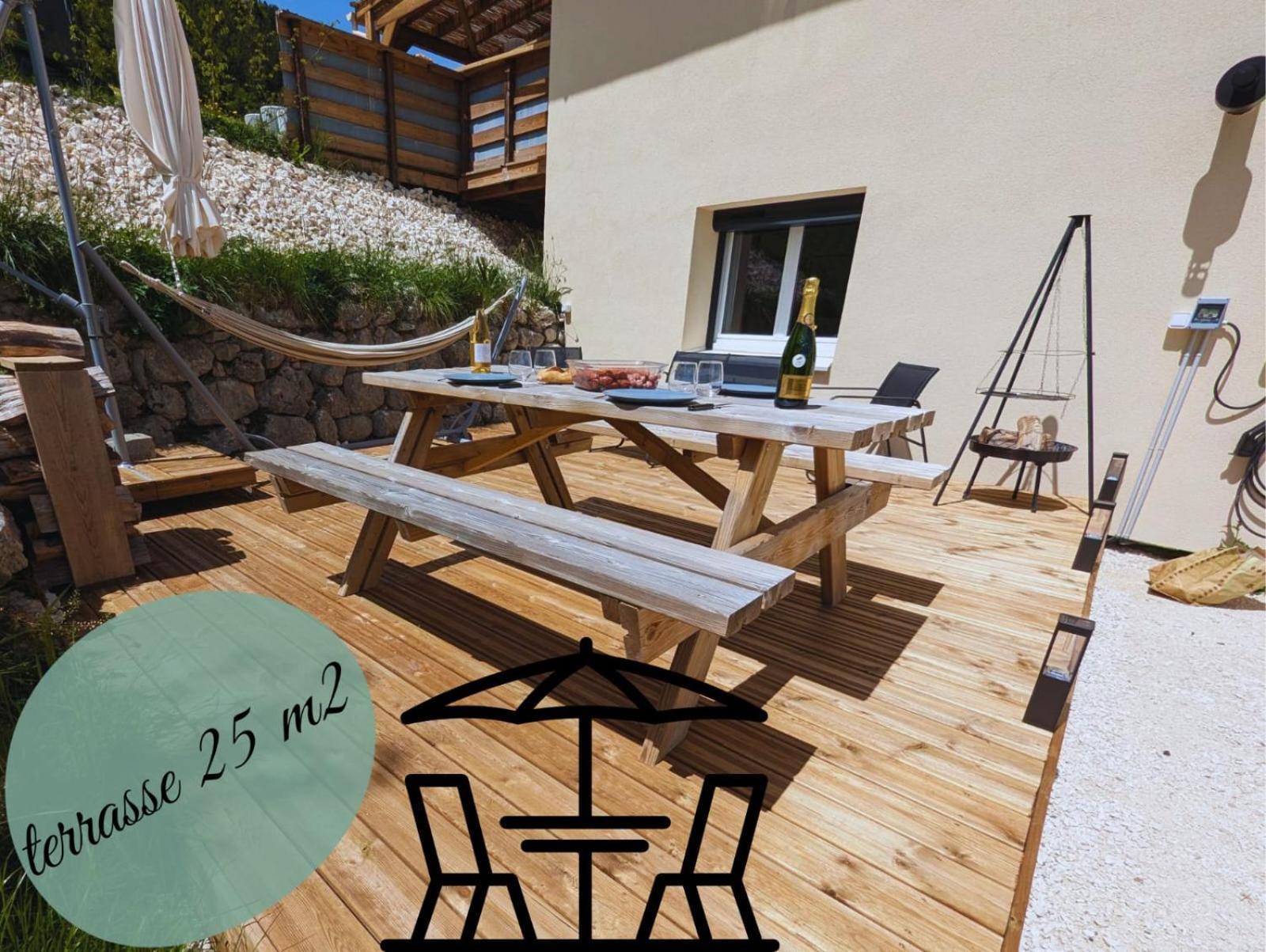 Le Vercors A Vos Pieds 6 Pers Plus Grande Terrasse Виллар-де-Ланс Экстерьер фото